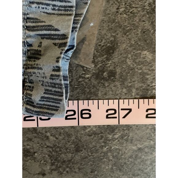 Jane & Delancey Wide Leg Pants Womens 2XL Boho Tropical Chambrayl Resort Casual - Picture 10 of 11